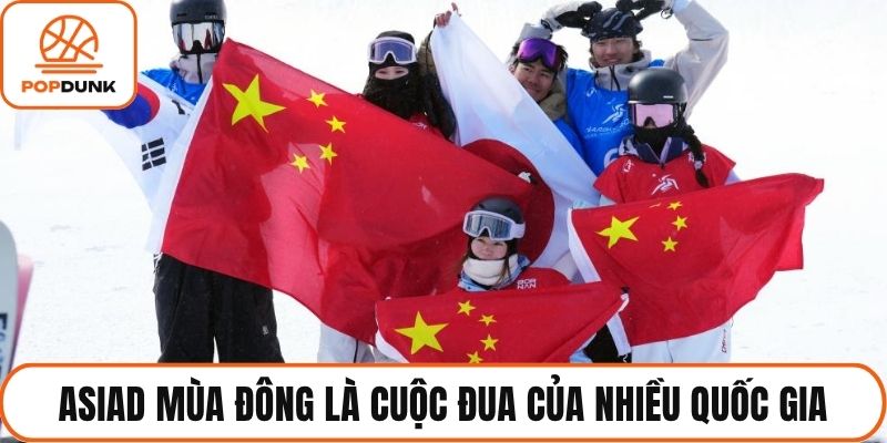Asiad mùa đông là cuộc đua của nhiều quốc gia