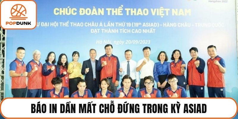 Báo in dần mất chỗ đứng trong kỳ asiad