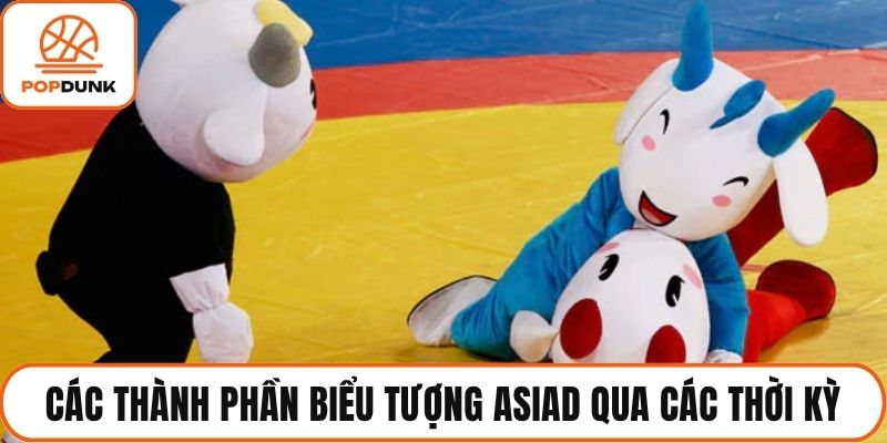 Các thành phần biểu tượng ASIAD qua các thời kỳ