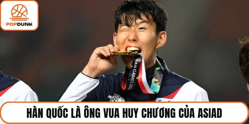 Hàn Quốc là ông vua huy chương của Asiad