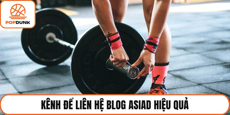Kênh để liên hệ blog Asiad hiệu quả