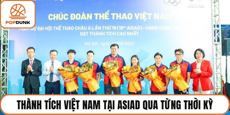 Thành tích Việt Nam tại Asiad qua từng thời kỳ