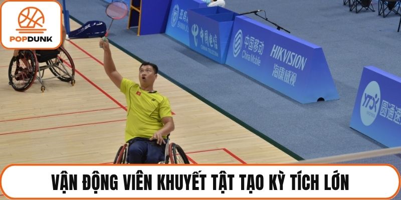 Vận động viên khuyết tật tạo kỳ tích lớn